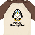 thumbnail image 4 of Inktastic Future Hockey Star Penguin Boys or Girls Long Sleeve Baby Bodysuit, 4 of 5