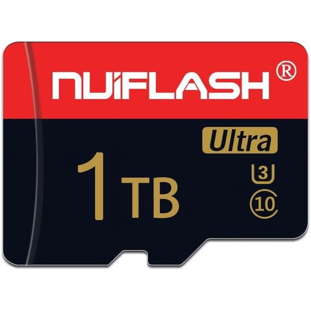 Tarjeta de memoria Micro SD de 1000 GB (1 TB), Clase 10, UHS-I, con adaptador incluido para cámaras y smartphones Android