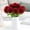 Red, variant on MAMOWEAR 10Pcs Artificial Flowers, Fake Chrysanthemum Ball Hydrangea Flower for Bridal Wedding Bouquet Home Garden Party Wedding Decor