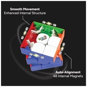 Rubik’s, 3x3 Magnetic Speed Cube & 2x2 Speed Cube 2-pack, Puzzle Cube for Ages 8 and up