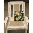 thumbnail image 2 of Carolines Treasures JMK1221PW1414 Mandarin Pheasant Canvas Fabric Decorative Pillow  14Hx14W multicolor, 2 of 4
