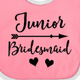 thumbnail image 4 of Inktastic Junior Bridesmaid Wedding Bridal Party Girls Baby Bib, 4 of 4