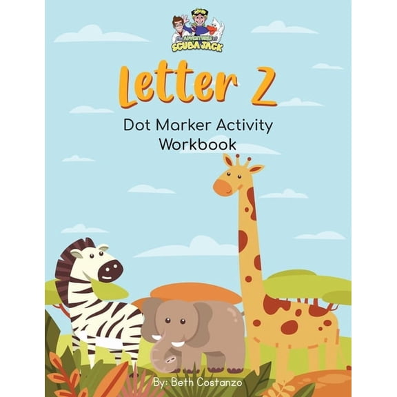 Letter Z - Dot Marker Activity Workbook, (Paperback)