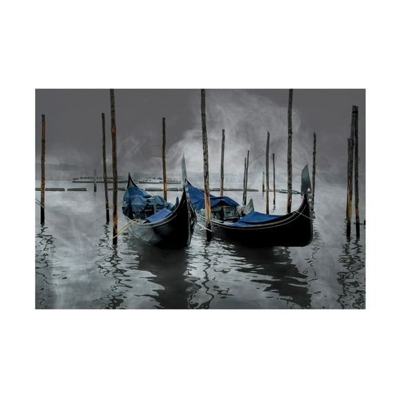 Trademark Fine Art Isabelle DUPONT Gondolas Canvas Wall Art