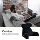 thumbnail image 3 of Reading Pillow, Backrest Pillow,back Rest Pillow For Sitting In Bed,large Adult Backrest With Arms,side Pockets, Detachable Neck Roll For Reading/watc, 3 of 3