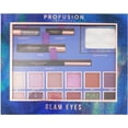 thumbnail image 2 of Profusion Cosmetics Glam Eyes 12 Shade Eyeshadow Palette, Mascara, Flare Crystal Face Jewels, Pencil Eyeliner, Face & Body Glitter with Glitter Adhesive, 2 of 2