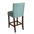 thumbnail image 5 of HomePop Upholstered Barstool Aqua Textured 29" ba, 5 of 5