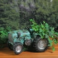 thumbnail image 4 of Northlight 12.25" Weathered Tractor Outdoor Garden Patio Planter - Blue/Black, 4 of 4