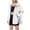 White-Tops, variant on Womens Hooded Zip Up Waterproof Windbreaker Jackets Split Hem Side Pocket Outerwear Outdoor Hiking Oversized Lightweight Rain Coats