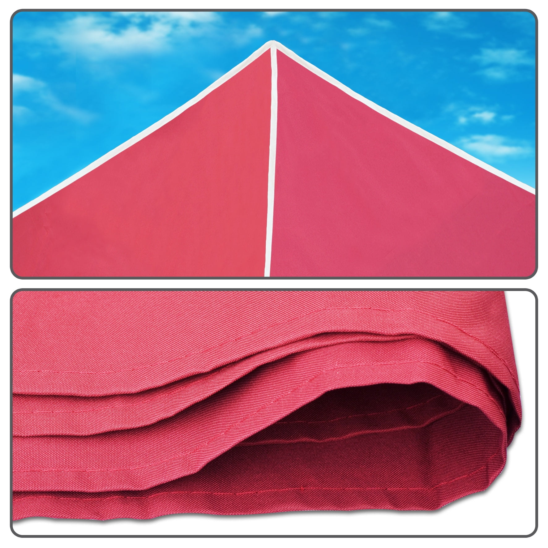 Sunrise Ez pop Up Instant Canopy 10'X10' Replacement Top Gazebo