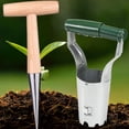 thumbnail image 4 of 2 uds herramienta para plantar jardín plantador de mano trasplantador de plántulas para plantar trasplantador liberación automática del suelo, 4 of 8