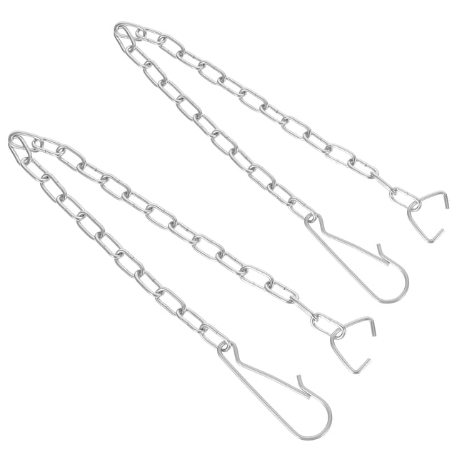 OUNONA 2Pcs Universal Stainless Steel Toilet Chain Replacement Kit Durable Toilet Flapper Connector