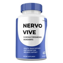 (1 Pack) Nervo Vive Capsules, Nervo Vive Supplement for Nerve Health, Advanced Maximum Strength Pills Cognitive and Brain, Premium Formula All Natural