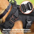 thumbnail image 5 of Tactical Dog Harness M Black, No-Stress Training Military Working Dog Vests., 5 of 5