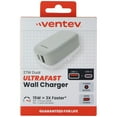thumbnail image 5 of Ventev 27W (USB-A + USB-C) Dual Port Ultra Fast Wall Charger - Gray / White, 5 of 6