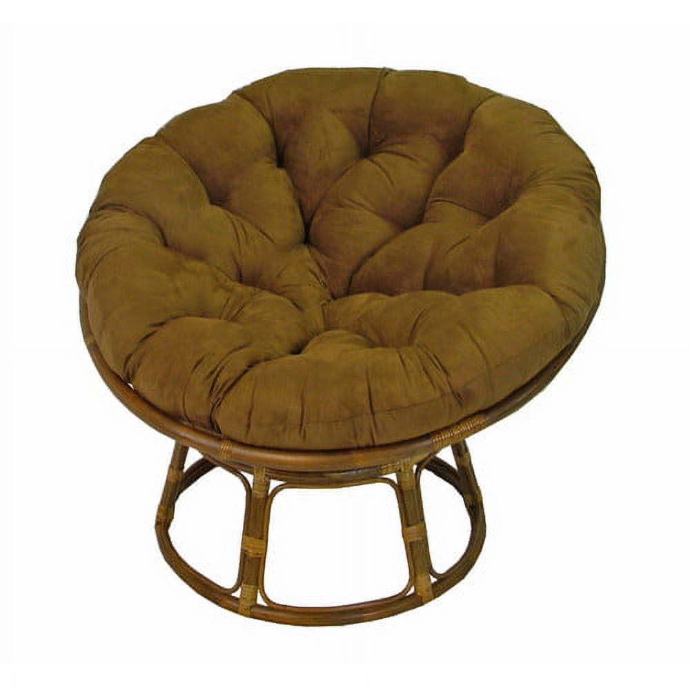 Blazing Needles 48-Inch Papasan Cushion, Microsuede, Spice photo 4