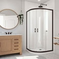 thumbnail image 5 of Dreamline DL-6702-06CL Prime 74-3/4" High X 36" Wide X 36" Deep Sliding Framed Shower, 5 of 15