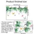 thumbnail image 6 of Tropical Leaves Wall Decals Hanging Vines Green Plants Wall Stickers DIY Removable Peel and Stick Wall Art Decals Living Room Bedroom Office Wall Decor, 6 of 8