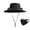 Black, variant on Sentmoon Fans Rechargeable Fan Summer Fisherman Hat Solar USB Charging Solar & USB Powered Fan Hat - Adjustable Breeze Summer Hat for Outdoor Use Purpose Fan Hat Men's Strong Wind Charging Fan