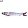 thumbnail image 5 of 10cm 11g Multi Jointed Simulation Fish Fishing Baits Hard Lures Tackle Tool Slow Sinking Bionic Swimming Lure Bass for Freshwater Saltwater - 1Pc, 5 of 7