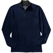 Angle View: Faded Glory - Men's 1/4-Zip Mock-Neck Pullover