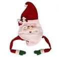 thumbnail image 1 of Adorno de árbol de Navidad Papá Noel Ciervo Top Hugger Cristo hecho a mano, 1 of 5