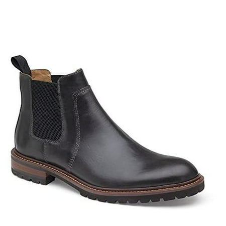 

Johnston & Murphy Men s Barrett Chelsea Boot Charcoal Full Grain Leather - 20-1987