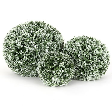 3rd Street Inn 7", 11", 15" Baby's Breath Topiary Ball - Assortment