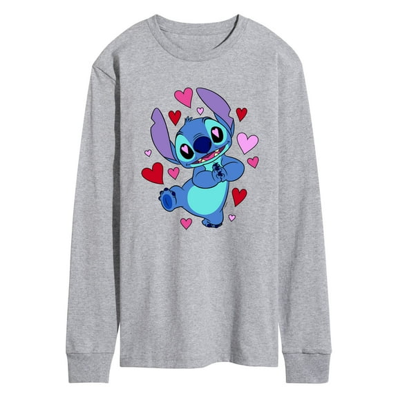 Lilo & Stitch - Heart Eyes Stitch - Men's Long Sleeve T-Shirt