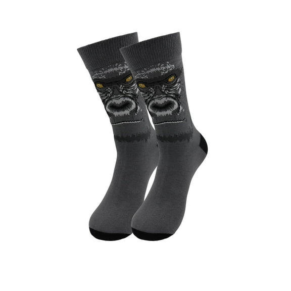 Casual Designer Animal Socks - Gorilla - for Men and Women