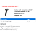 thumbnail image 2 of Ignition Coil - Compatible with 2011 - 2014 Dodge Avenger 3.6L V6 2012 2013, 2 of 2