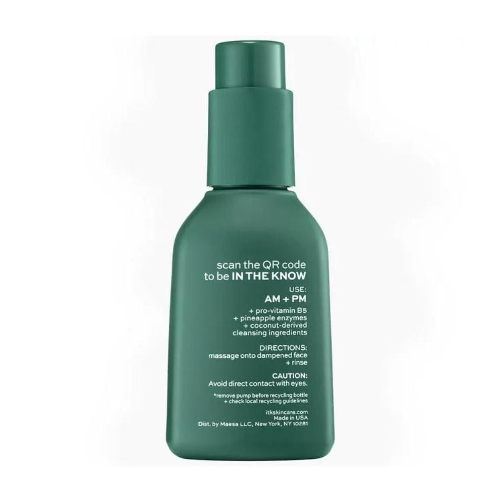 ITK Milk-to-Foam Gentle Cleanser, 5 oz + Blemish Treatment Mist for Acne Prone Skin, 3.3 oz (Variety Pack)