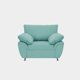 thumbnail image 1 of Sillon Africa Curri Turqueza - DC Inlab Muebles Modelo D, 1 of 1