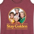 thumbnail image 3 of Golden Girls - Stay Golden Group - Women's Racerback Tank Top, 3 of 5