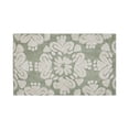 thumbnail image 4 of Better Trends 24" x 40" Bathroom Rugs 100% Cotton Soft Water Absorbent Non Slip Bath Mat Machine Washable Rug (Sage) Medallion Collection, 4 of 6