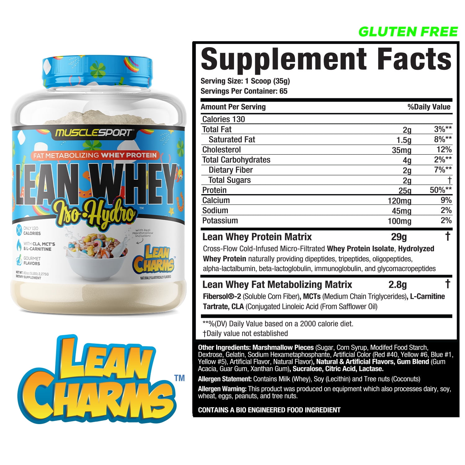 Lean Whey® Iso Hydro Gourmet Protein - 5lb