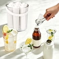 thumbnail image 4 of Silicone Ice Stick Mold, 3.94x3.54 Inch Water Bottle Long Ice Cube Tray, Easy Release Ice Tube Maker, Reusable Freezer Drink Accessory for Sports Bottles, Bar Cocktails and Household, White, 4 of 5