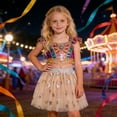 thumbnail image 2 of sususu Dresses for Girls 7-8 Girls Ballet Skirt with Star Sequin for Dance Recital and Party Performance Dress&nbsp;Up Clothes for Girls, 2 of 5