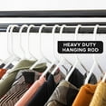 thumbnail image 4 of Hold N' Storage Portable Wardrobe Closet with Metal Hanging Rod. Weight Capacity 50 LBs – White, 4 of 8