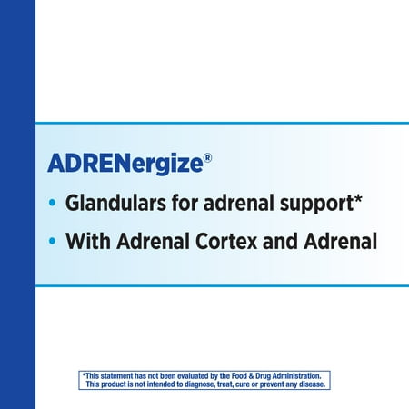 Nature's Way ADRENergize, With Cortex & Whole Adrenal, 50 Capsules