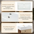 thumbnail image 6 of MODERNLUXE 21.6" Floating Bathroom Vanity with Ceramic Sink,Modern Wall-Mount Bathroom Vanity Cabinet with 1 Door,Open Shelf & Left Side Storage for Small Space,Wood, 6 of 11