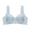 Silver -AV25, variant on Dwellite Bras for Women Senior Front Closure Plus Size Comfy Breathable Full Support Everyday Bra with Snaps 2026 Complexion 40