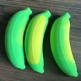 thumbnail image 6 of STPToys Realistic Banana Soft Squeeze Anxiety Relief Decor Green Artificial Banana Decompression Squeeze Gift, 6 of 7