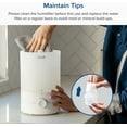 thumbnail image 4 of Levoit Cool Mist Humidifier for Room, 3L Top-Fill Humidifier for Bedrooms, and Baby Nurseries, with Aromatherapy, Dual 150, White, 4 of 12