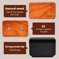 thumbnail image 4 of Car air freshener - wooden air freshener - car deodorant for sun visor clip - multiple fragrance refills, vehicle fragrance diffuser suitable for car, truck & - 3 pack (teak - amber - cottage) - incl, 4 of 5