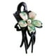 thumbnail image 5 of Pinza para el pelo con forma de cola de caballo, flor acrílica, tocado con pinza de pico de pato para mujeres y niñas, 5 of 5