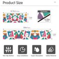 thumbnail image 3 of Yayeee Faucet Mat for Kitchen Sink 30" Diatomite Long Splash Guard Pad, Purple Triangles, 2 Pack, 3 of 7