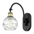 thumbnail image 5 of Innovations Lighting  Ballston Athens Deco Swirl - 1 Light 6" Sconce - Arm Swivels Side To Side Brushed Brass/Clear Deco Swirl, 5 of 5