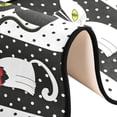 thumbnail image 6 of Dreamtimes Black White Cat Hallway Runner Rug 2'x6' Kitchen Rug with Rubber Backing Valentines Lover Non Slip Entryway Rug Runner Washable Soft Area Rug for Hallway Bedroom Kitchen Decor, 6 of 6