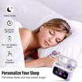 thumbnail image 3 of Sleep Earbuds Bluetooth 5.4 in Ear Smart Touch Screen Headphones, 48H Noise Cancelling Ear Buds with 5 EQ Modes, Mini Wireless Headphones Small Design for Side Sleepers, Clear Calls Earphones, IPX7, 3 of 9